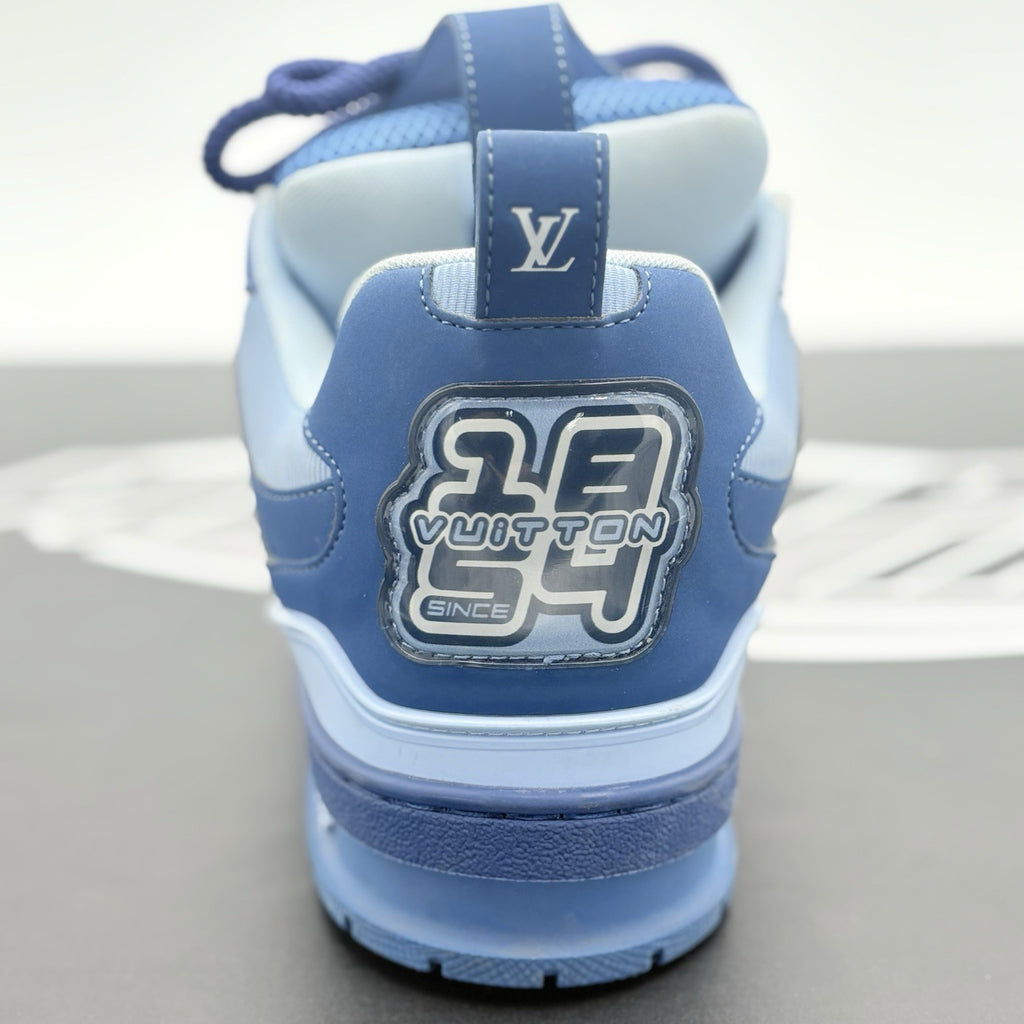 Size 7 LV (8-8.5 US) Louis Vuitton Skate ' Blue Light Blue ' | SUPER CLEAN!