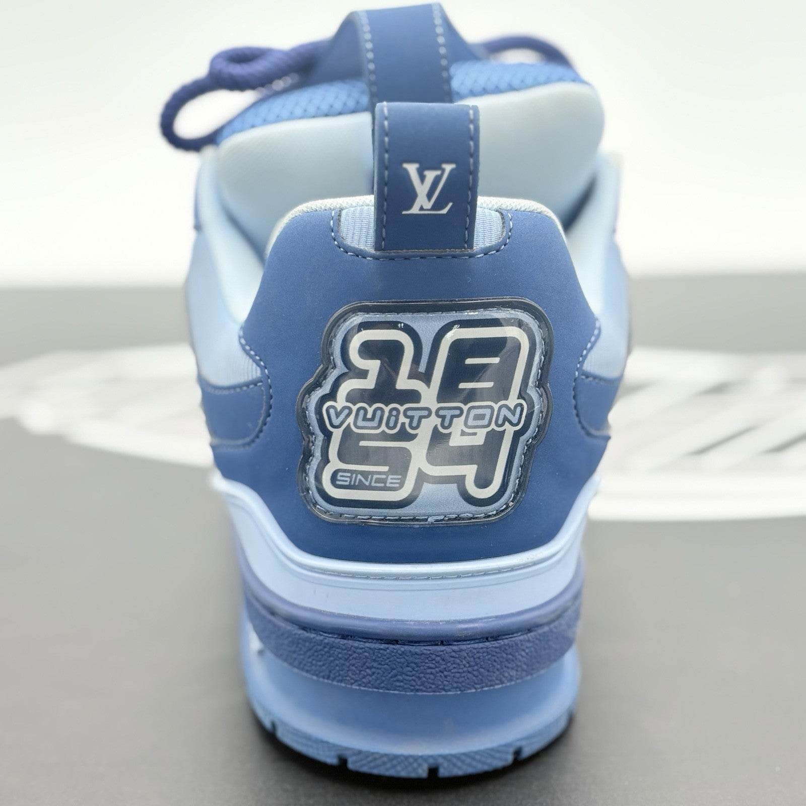 Size 7 LV (8-8.5 US) Louis Vuitton Skate ' Blue Light Blue ' | SUPER CLEAN!