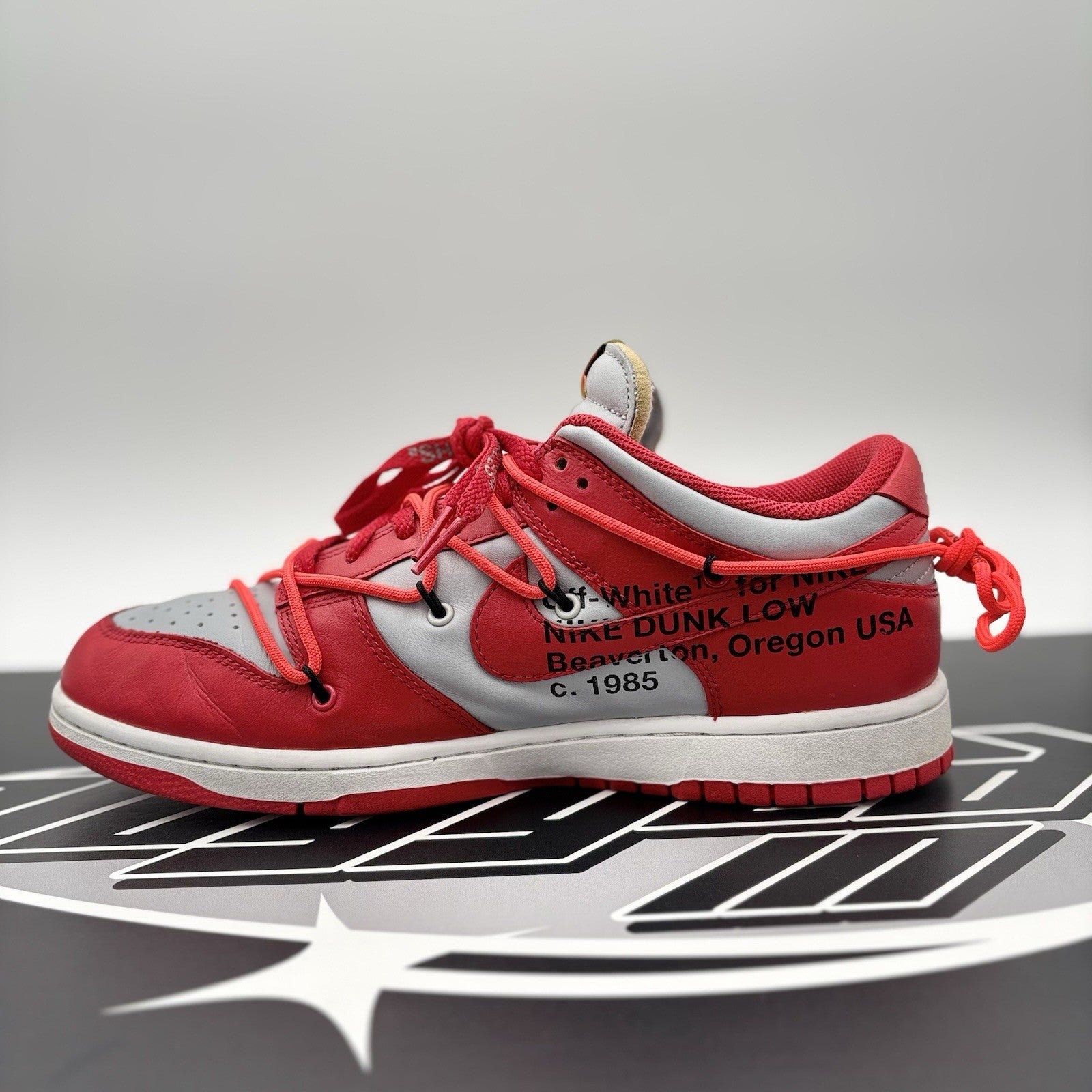 Size 9.5 - Nike Dunk Low x OFF-WHITE 2019 ' University Red ' | GREAT CONDITION!