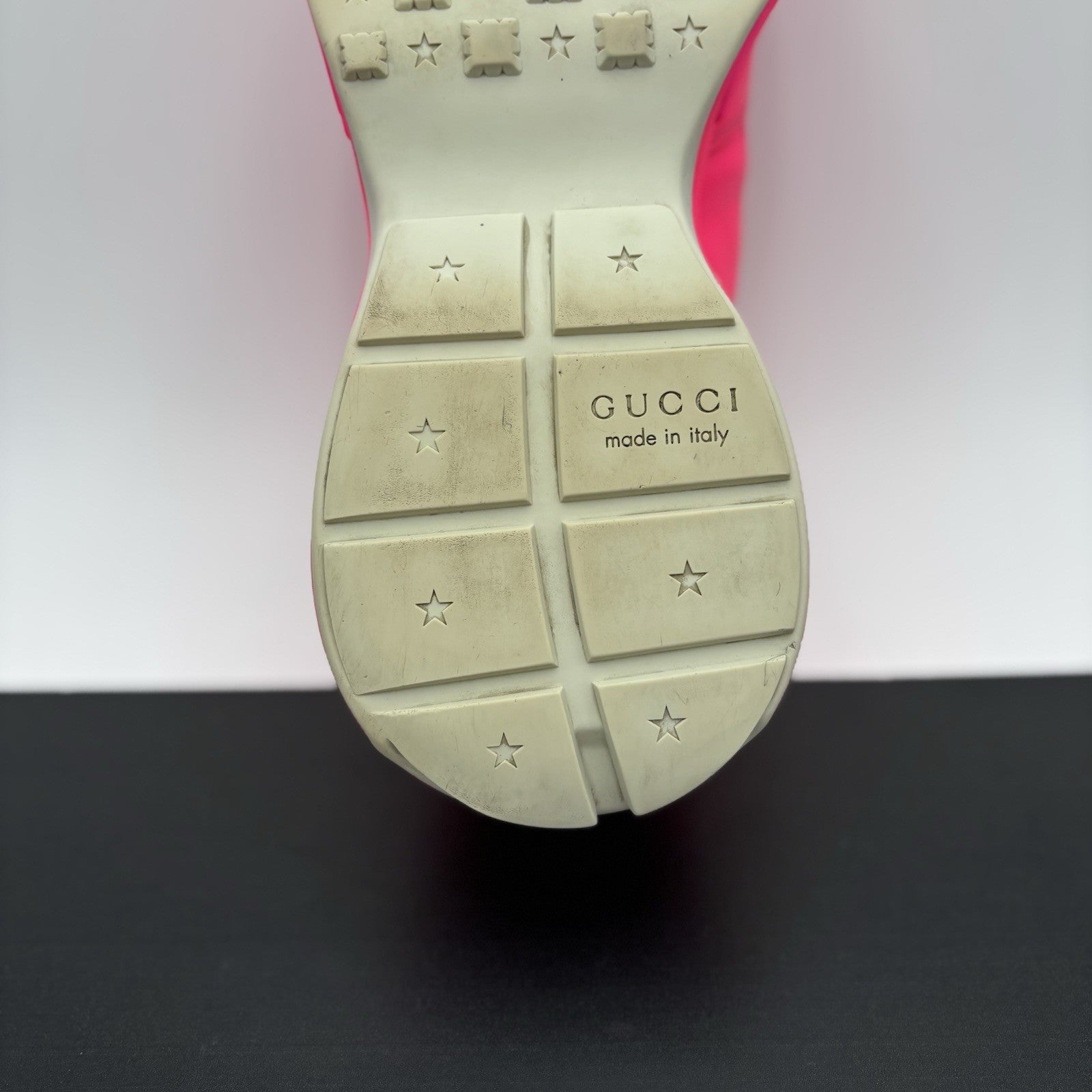 Size 9 G (9.5 US) - Gucci Rhyton ' Neon Pink ' | GOOD CONDITION!
