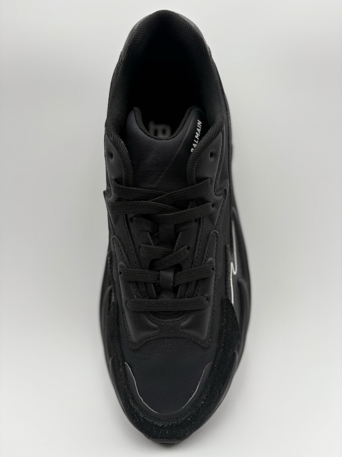 Size 42 (9 US) - Balmain Run Row Sneaker ' Black ' | SUPER CLEAN!