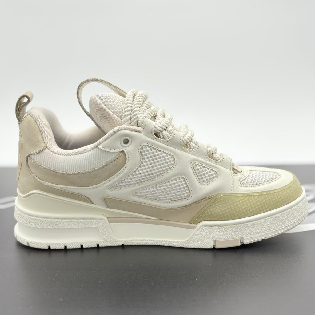 Size 7 LV (8-8.5 US) - Louis Vuitton Skate ' Beige White ' | GREAT COND!