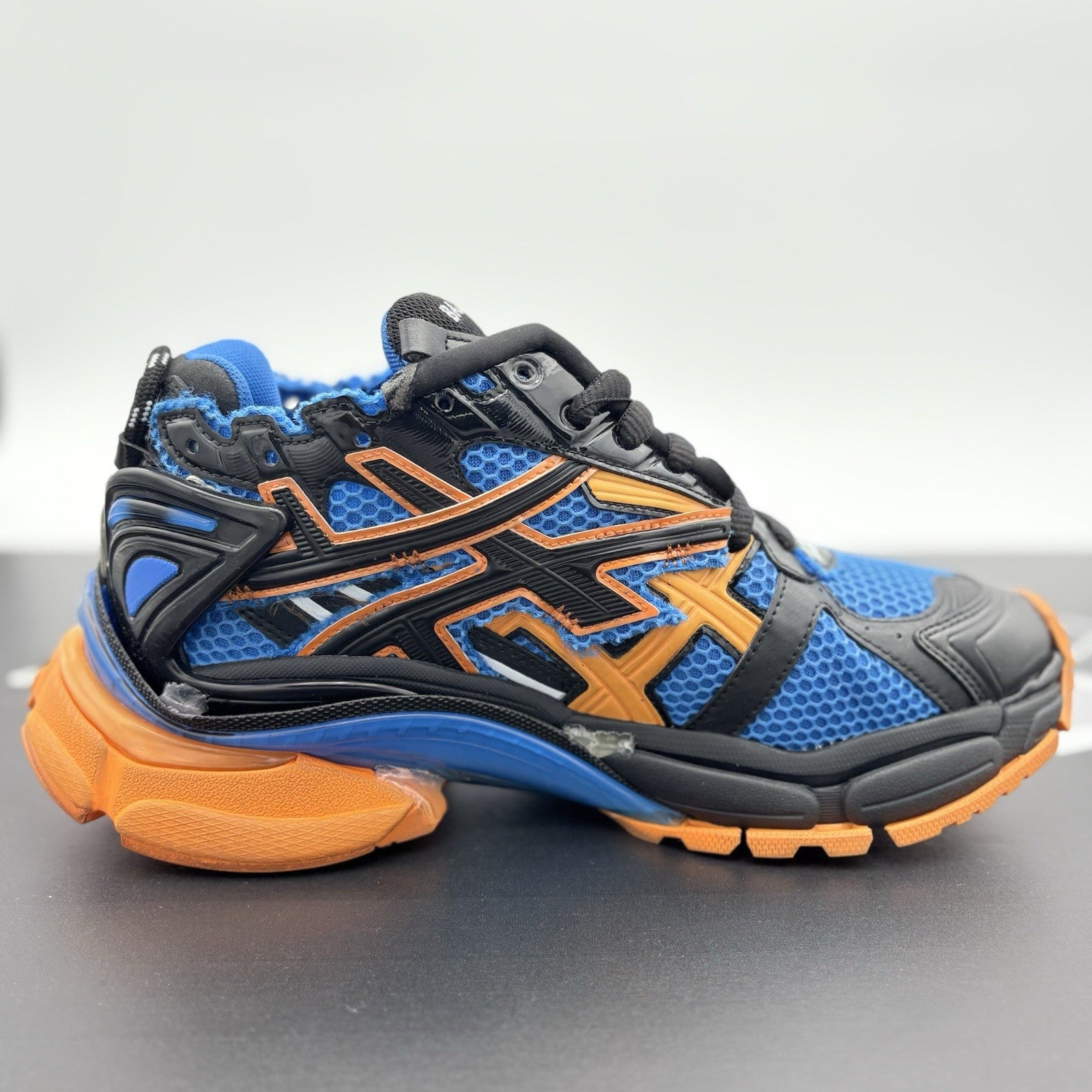 Size 41 (8 US) - Balenciaga Runner ' Blue Orange Black ' | NEW!