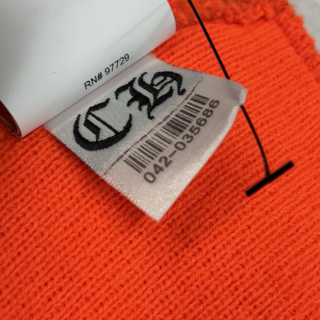 Chrome Hearts CH Logo Beanie ' Orange Black ' | BRAND NEW!