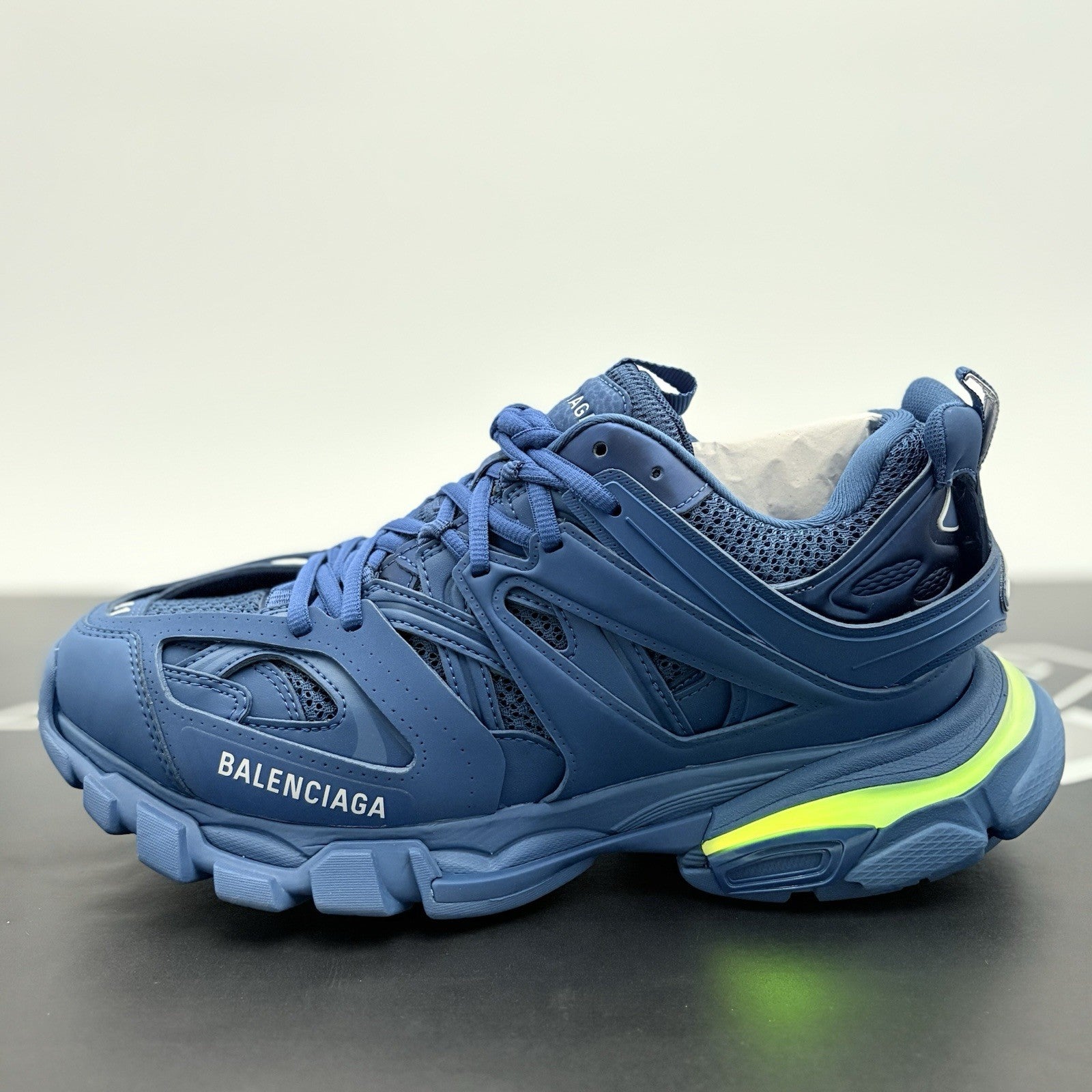 Size 41 (8 US) - Balenciaga Track LED Sneaker ' Navy ' | BRAND NEW!