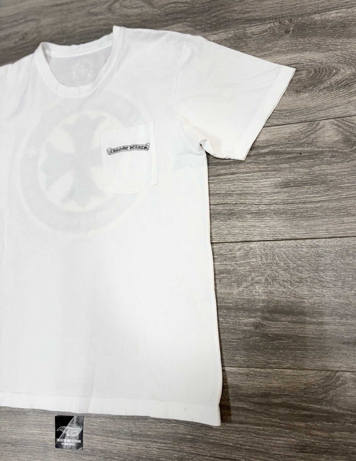 Size Medium - Chrome Hearts Plus Logo Short Sleeve T-Shirt ' White ' | EXCELLENT