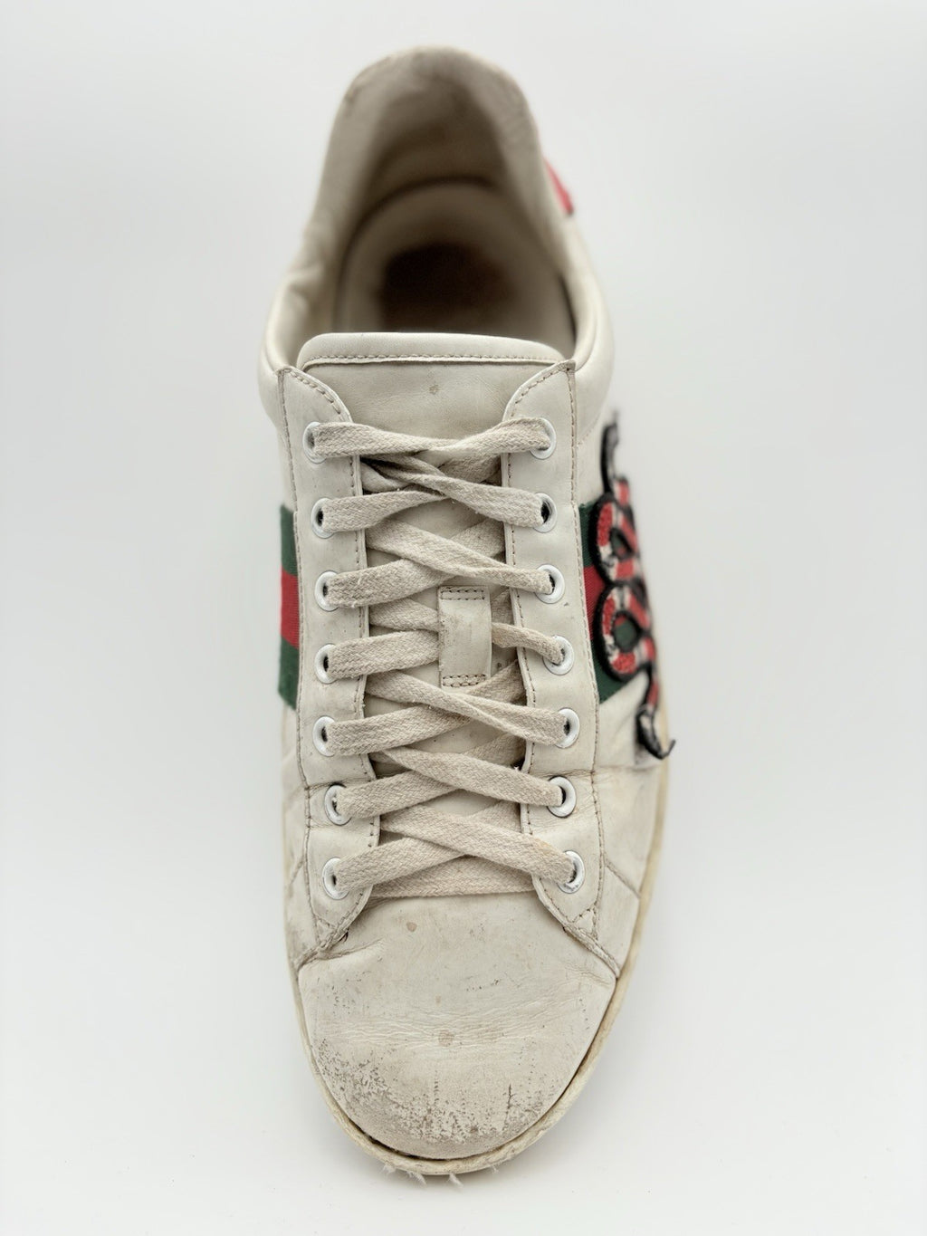 Size 10 G (10.5 US) - Gucci Ace ' Embroidered Snake '