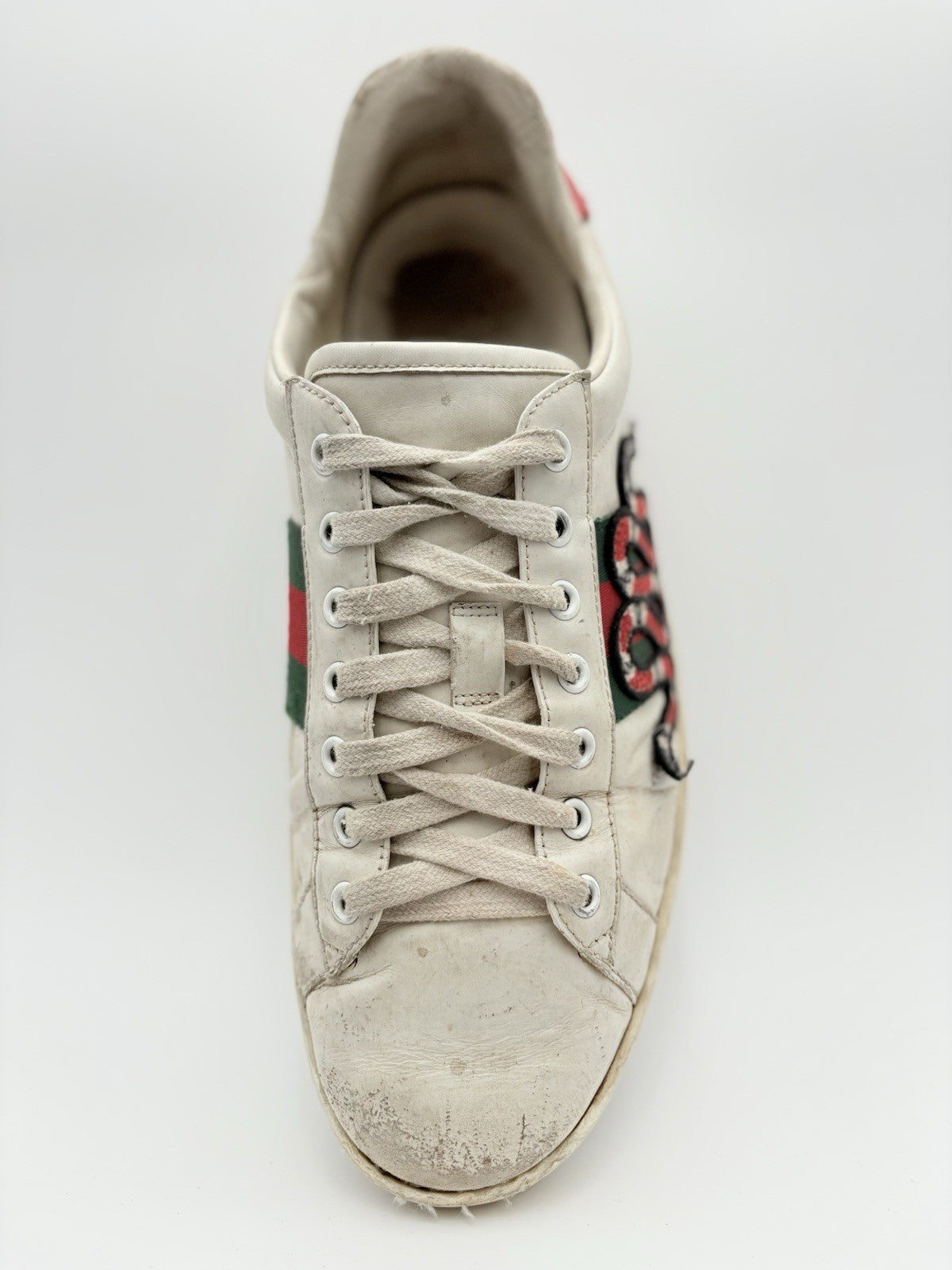 Size 10 G (10.5 US) - Gucci Ace ' Embroidered Snake '