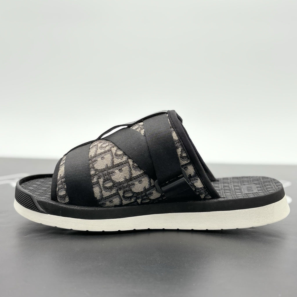 Size 42 (9 US) - Dior Alpha Oblique Sandal Slides ' Beige ' | GOOD CONDITION!