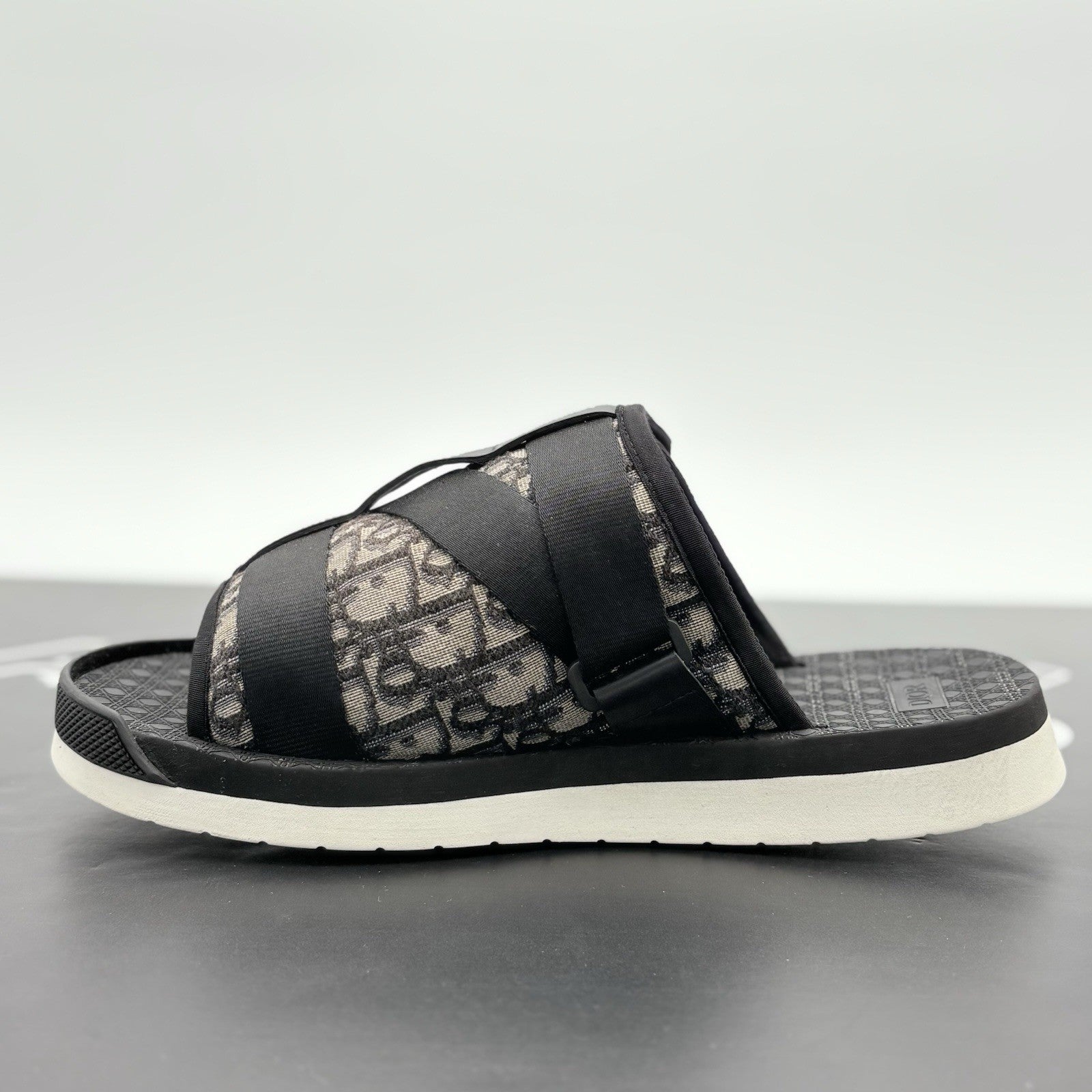 Size 42 (9 US) - Dior Alpha Oblique Sandal Slides ' Beige ' | GOOD CONDITION!