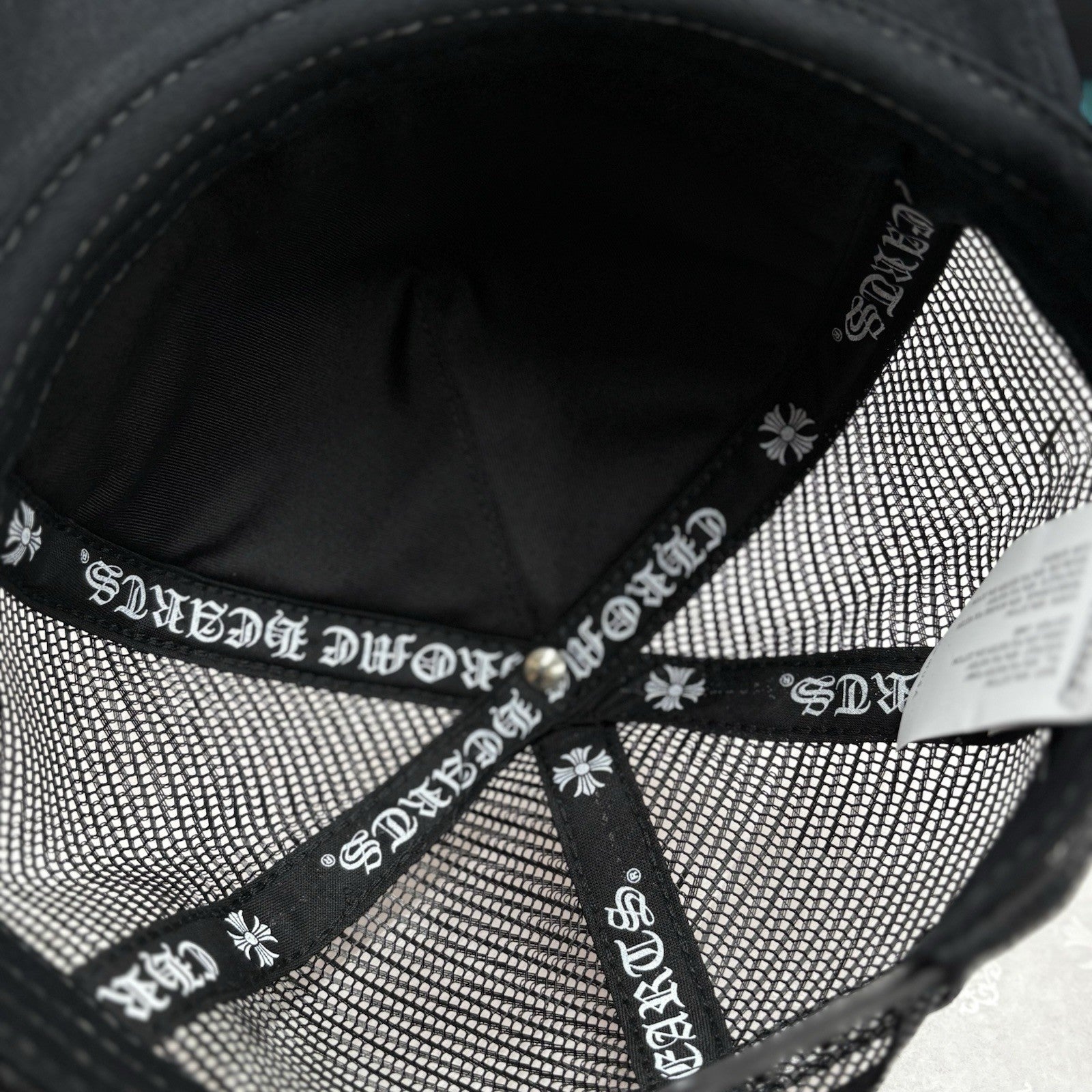 Chrome Hearts Triple Cross Cemetery Trucker Hat ' Black ' | BRAND NEW!