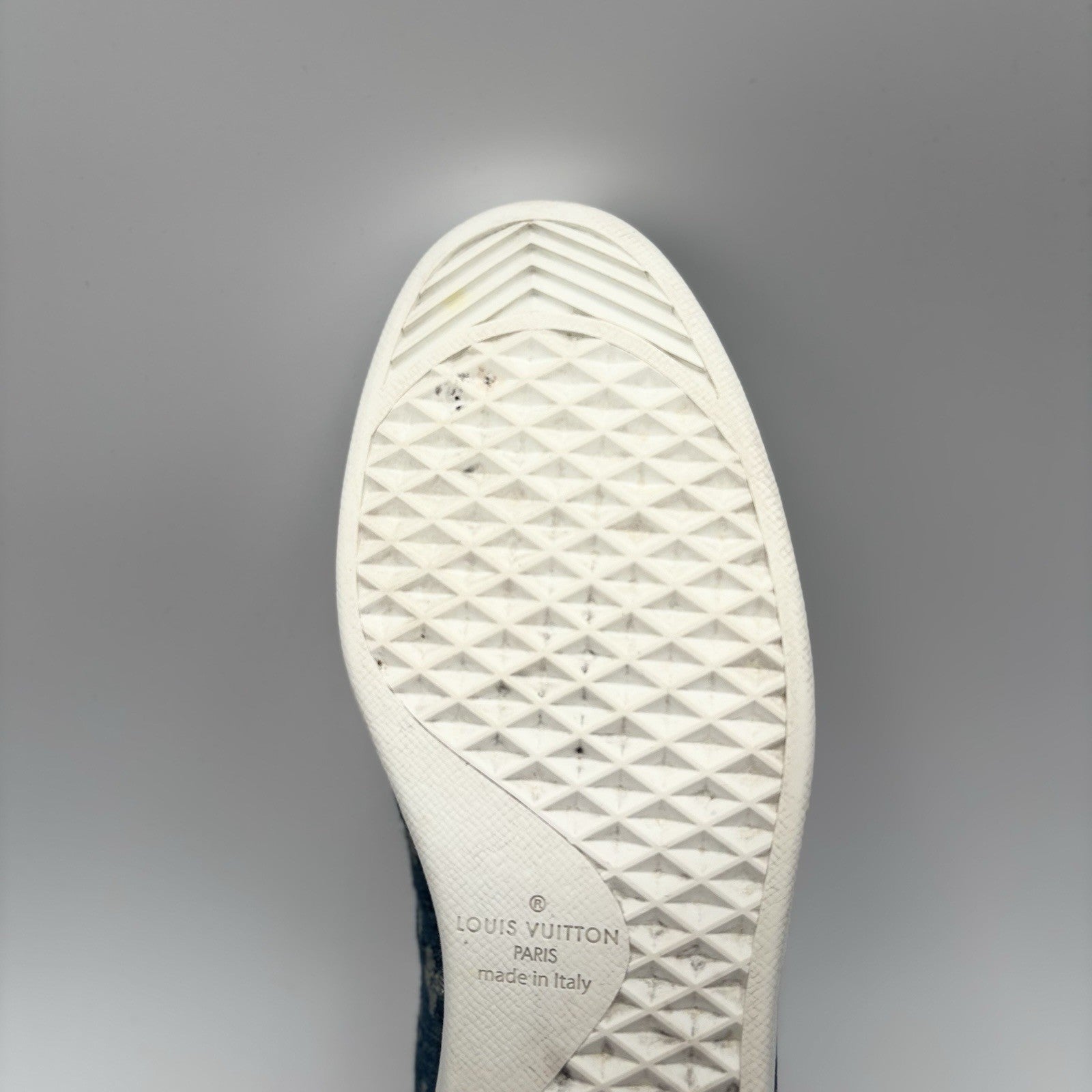Size 11 LV (12-12.5 US) - Louis Vuitton Luxembourg ‘ Denim Monogram ‘ | GOOD!