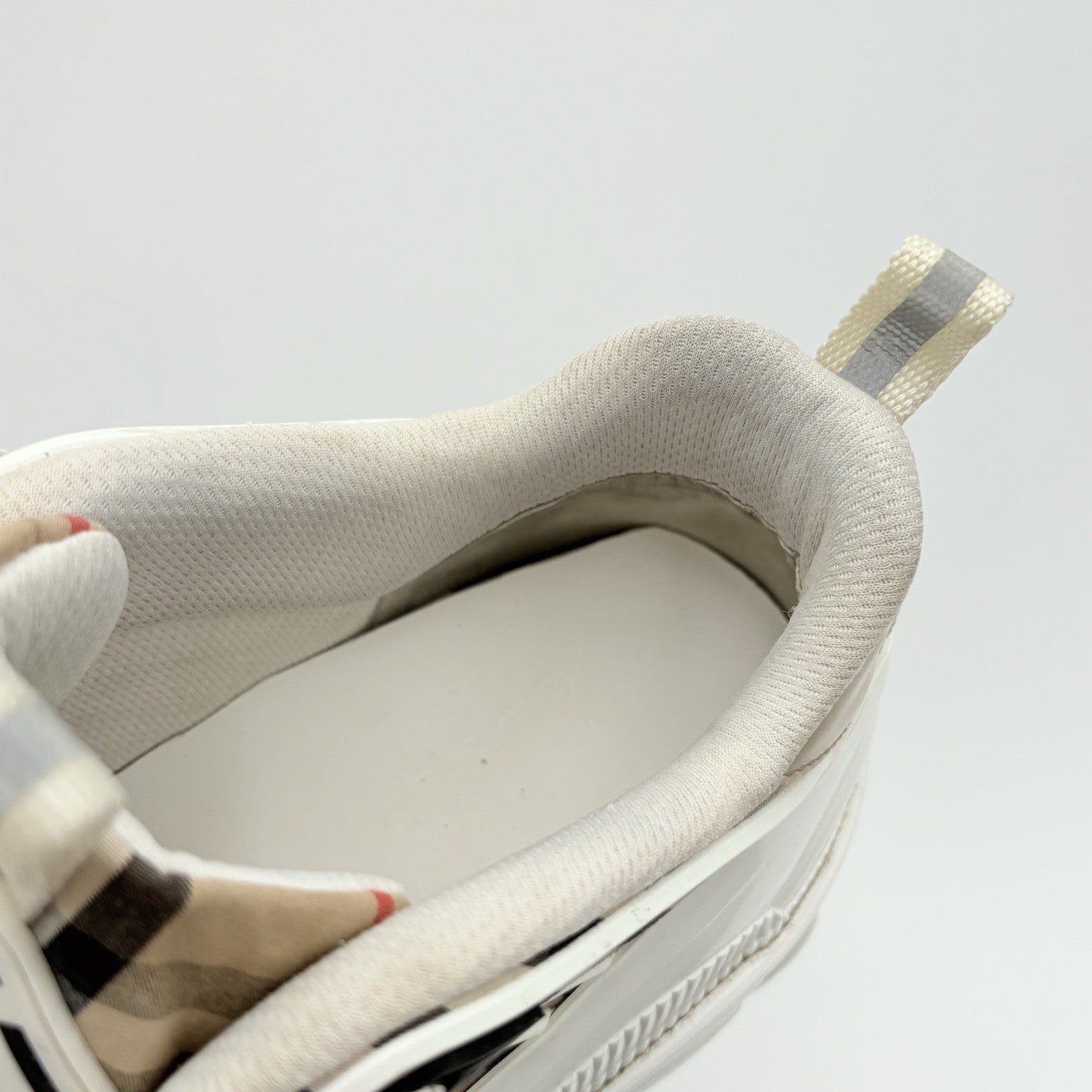 Size 43 (10 US) - Burberry Arthur Vintage Check ' Archive Beige White ' | GREAT!