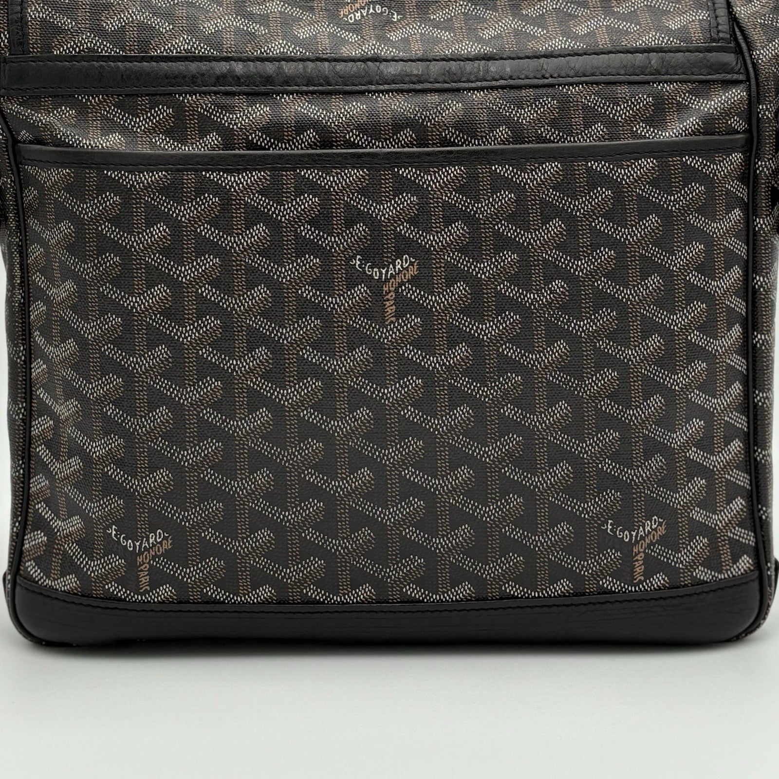 Goyard Messenger Grand Bleu Bag ' Black Brown ' | GREAT CONDITION!