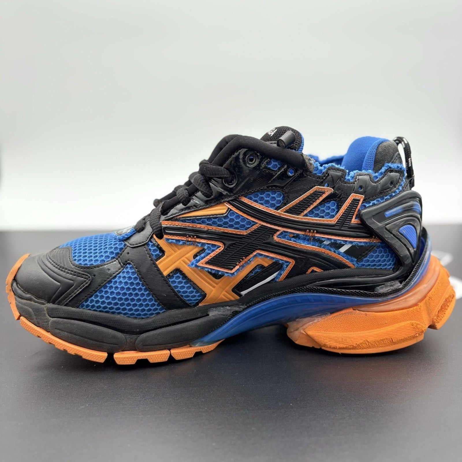 Size 46 (US 13) - Balenciaga Runner ' Blue Orange Black ' | SUPER CLEAN!