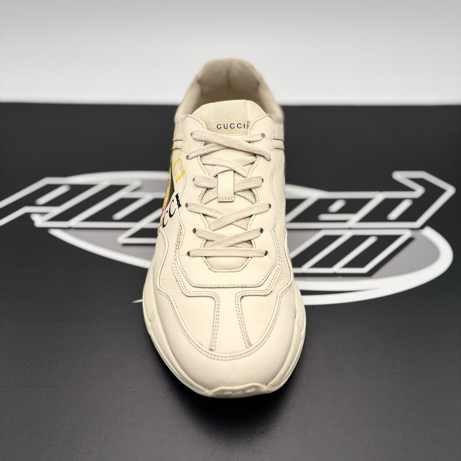 Size 7.5 G (8 US) Gucci Rhyton GG  ‘ Gucci logo ’ | GOOD CONDITION!