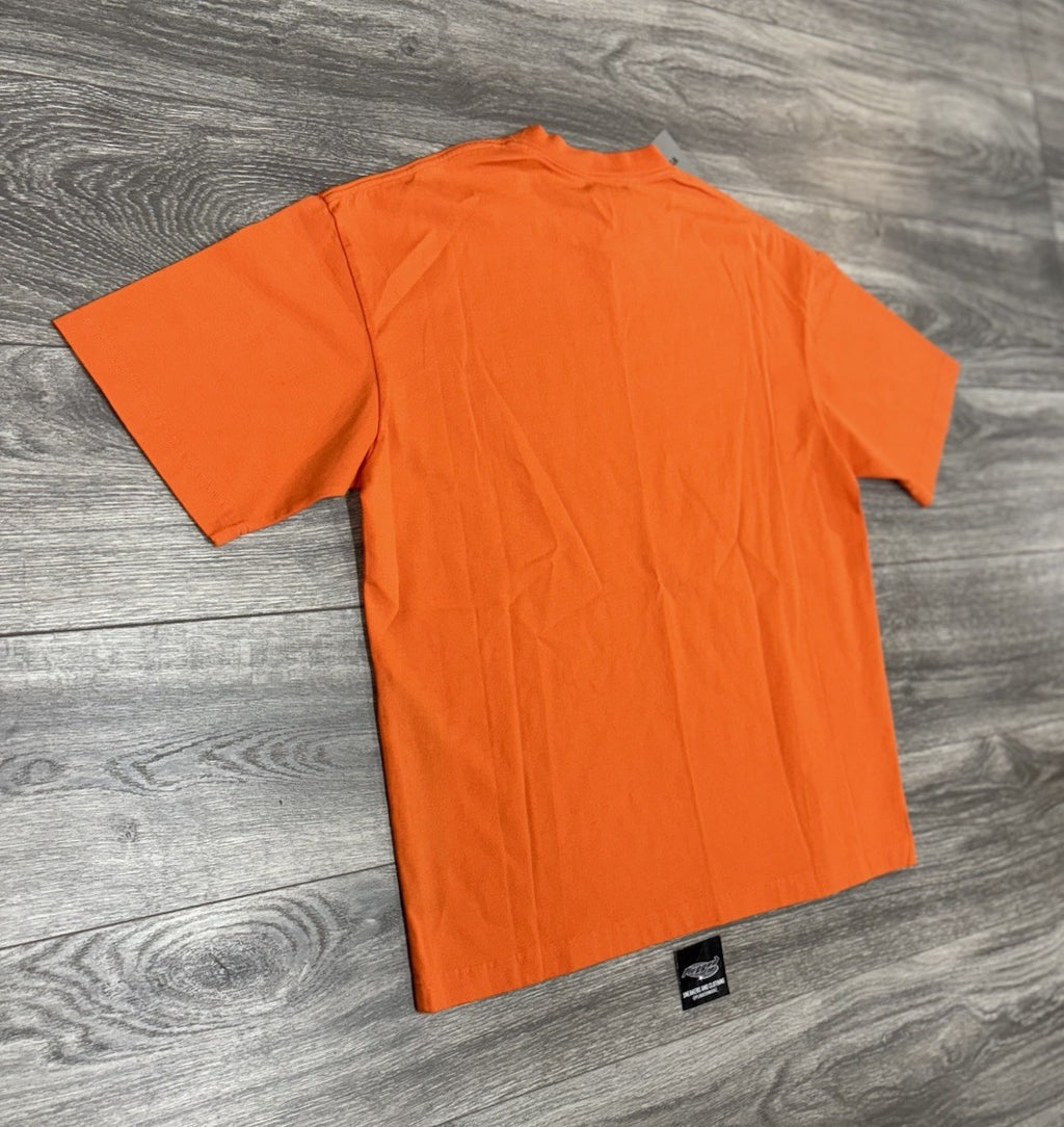 Size XXS - Balenciaga Casual T-Shirt ' Fluorescent Orange ' | NEW!