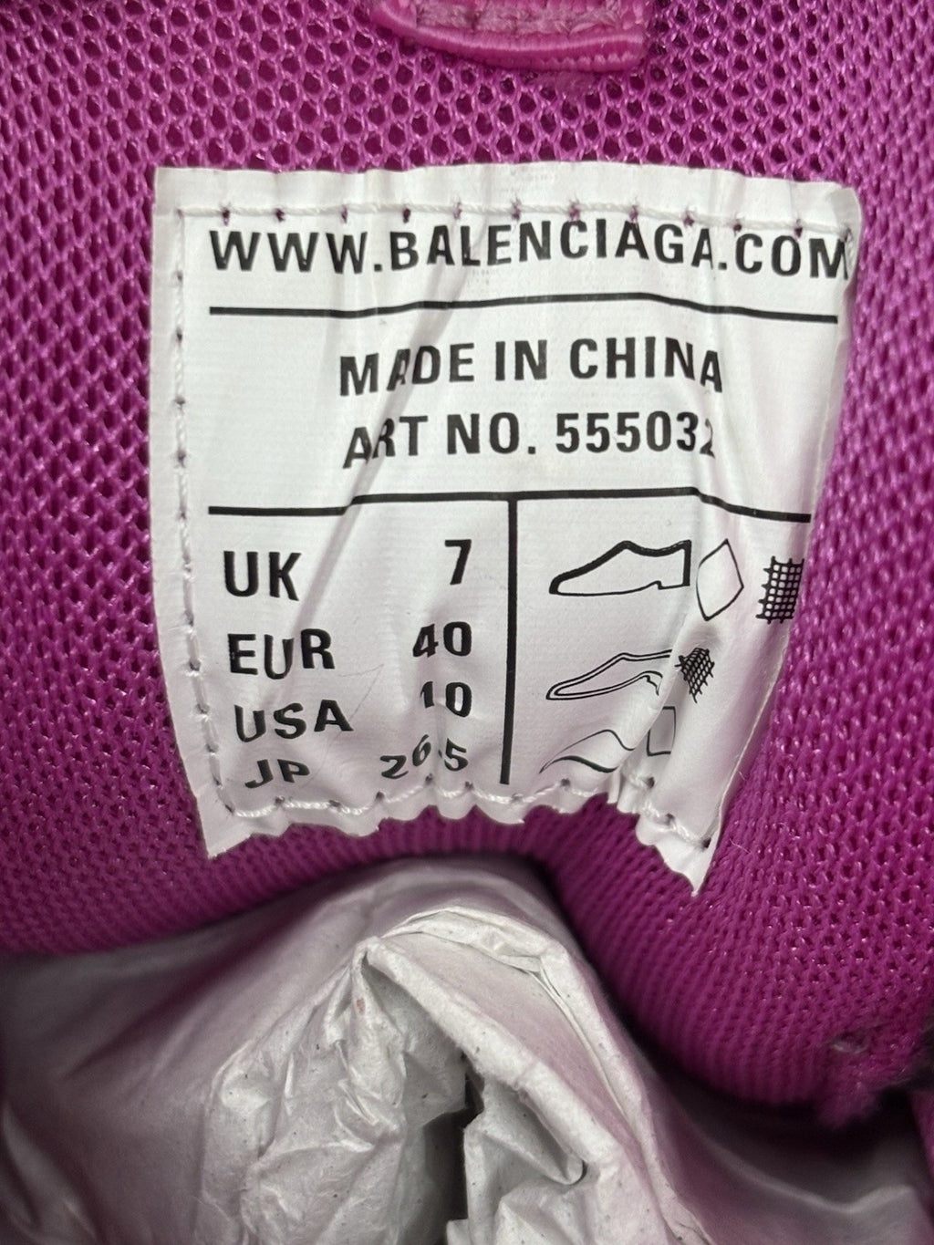 Size 40 - Balenciaga Track LED ' Pink White Black ' | BRAND NEW!