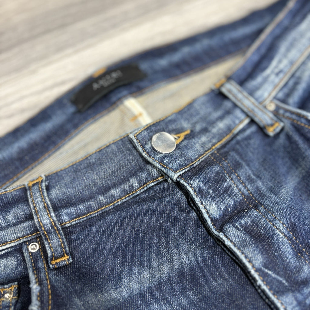 Size 38 - Amiri Stack Jeans ' Blue ' | SUPER CLEAN!
