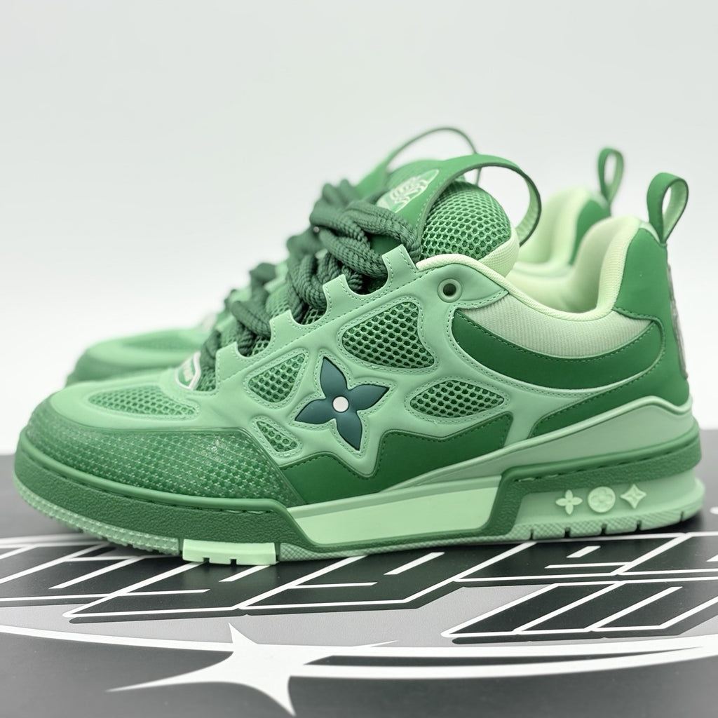 Size 7.5 LV (8.5-9 US) - Louis Vuitton Skate ' Green ' | EXCELLENT CONDITION!