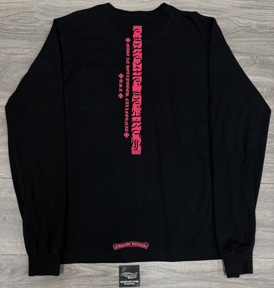 Size Large - Chrome Hearts Made In Hollywood Long Sleeve ' Black Pink ' | CLEAN!