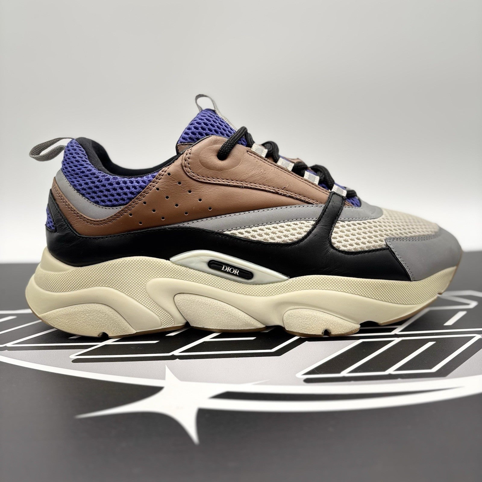 Size 45 (US 12) - Dior B22 Sneaker ' Coffee Violet ' | GOOD CONDITION!