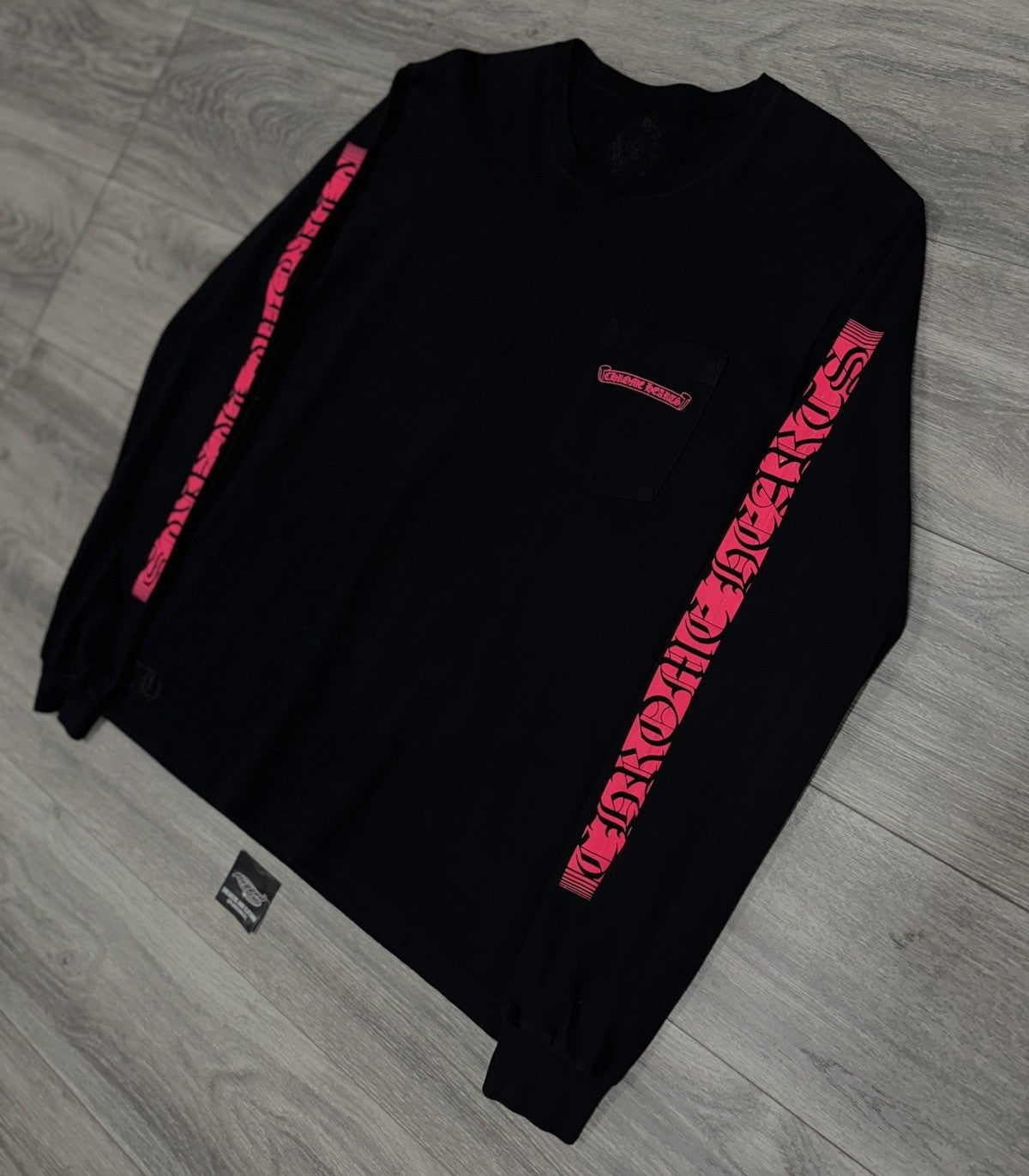 Size Large - Chrome Hearts Made In Hollywood Long Sleeve ' Black Pink ' | CLEAN!