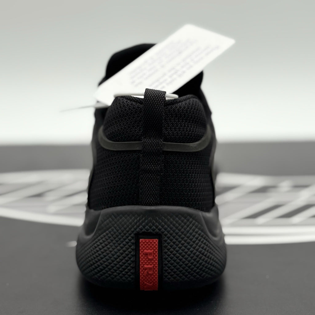 Size 7 UK (8 US) - Prada Americas Cup Sneakers ' Black ' | BRAND NEW!