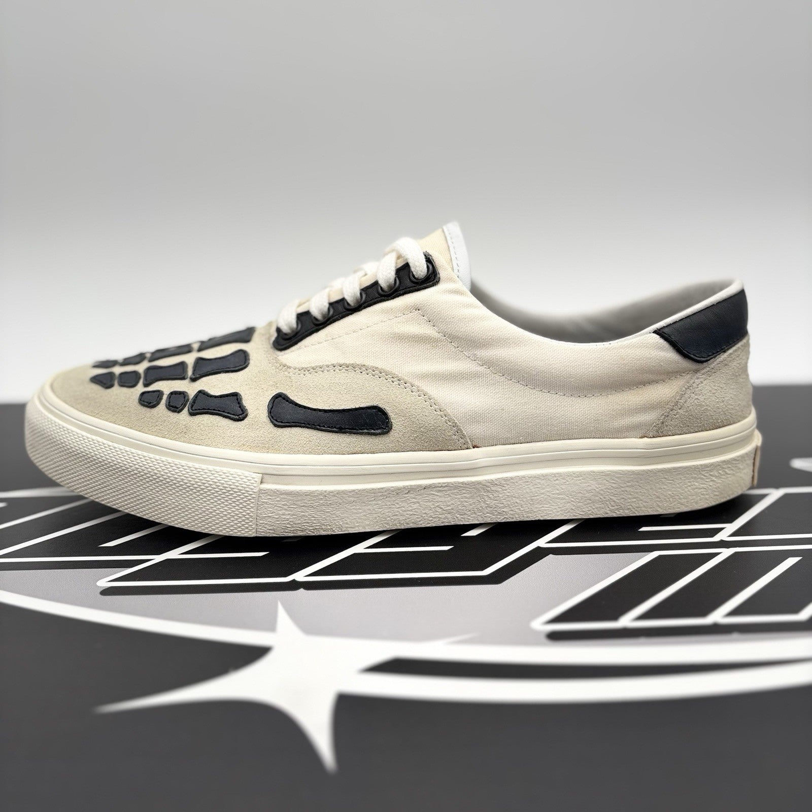 Size 42 (9 US) - Amiri Bone Slip On Skeleton Sneakers | GREAT CONDITION!
