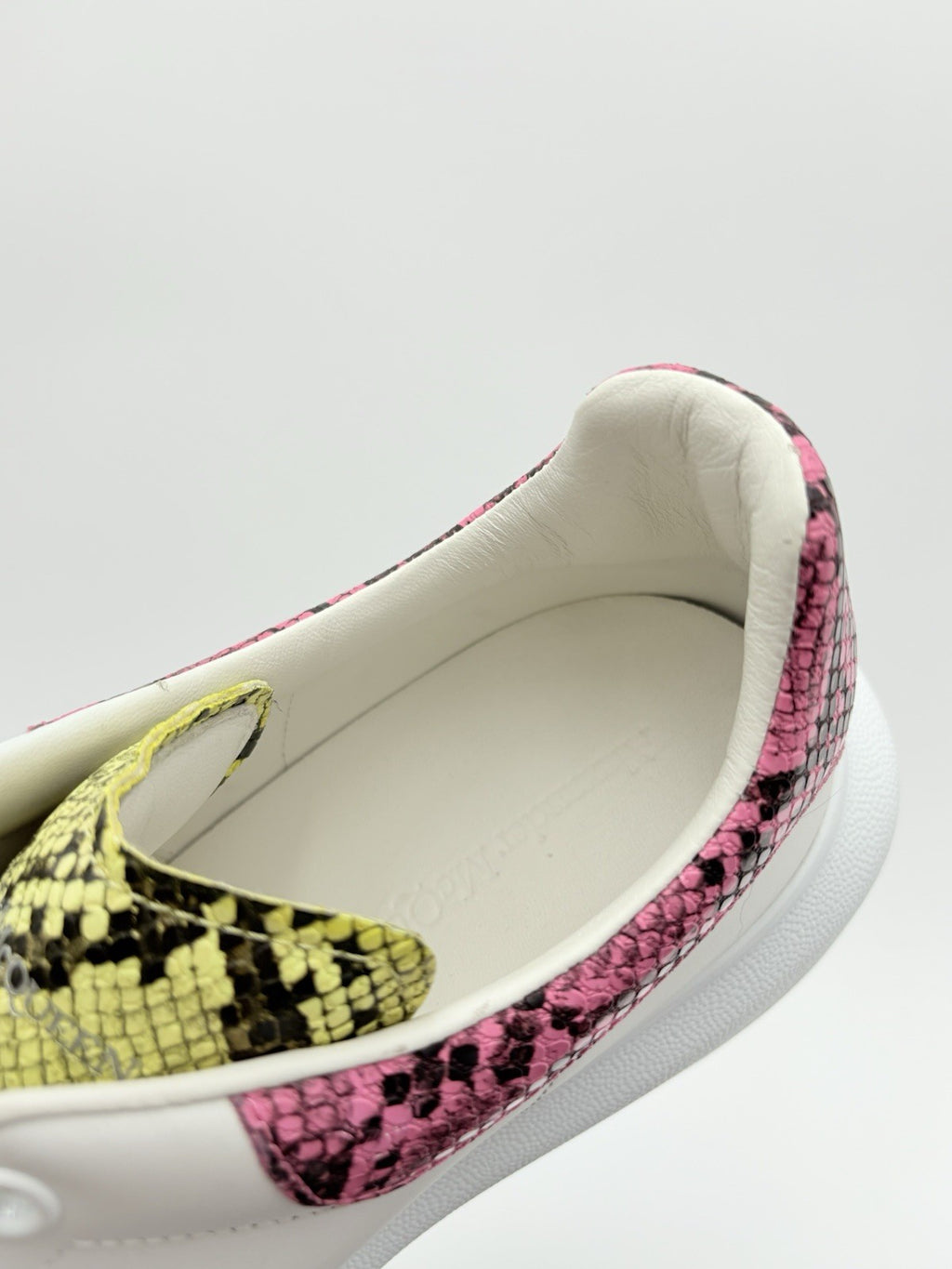 Size 45 (12US) Alexander McQueen ' White Multi Snake Print ' | ONLY WORN 1-3x