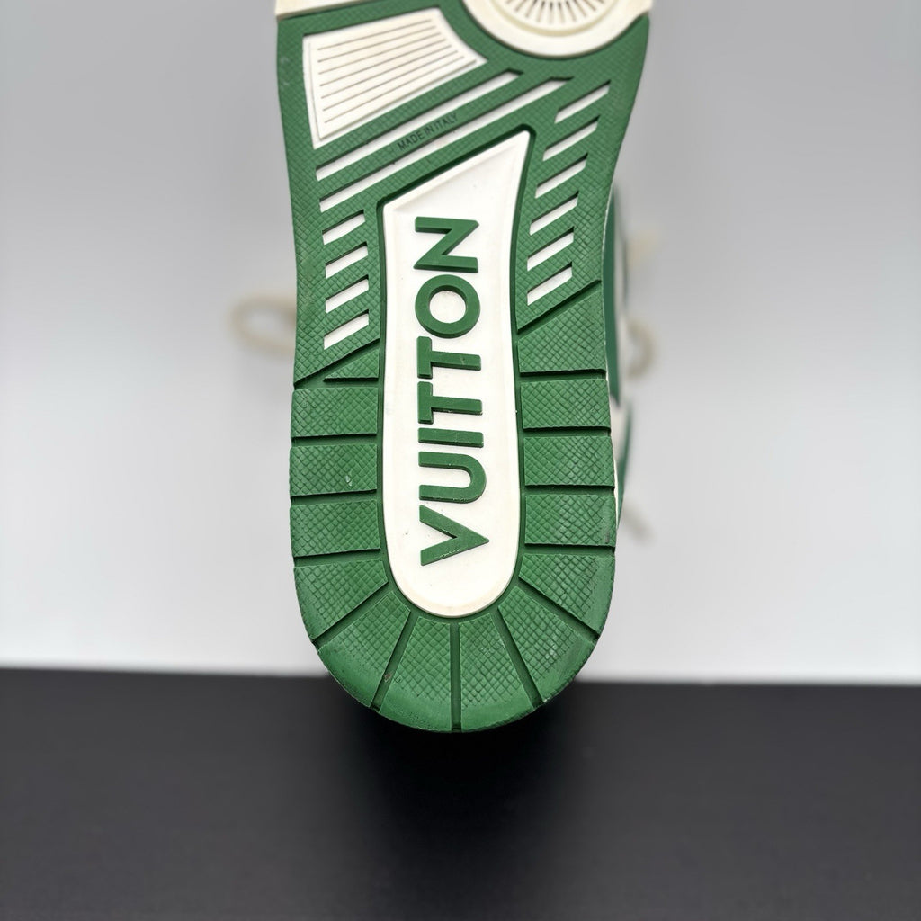 Size 9 LV (10-10.5 US) Louis Vuitton Skate ' Green, White ' | GREAT CONDITION!