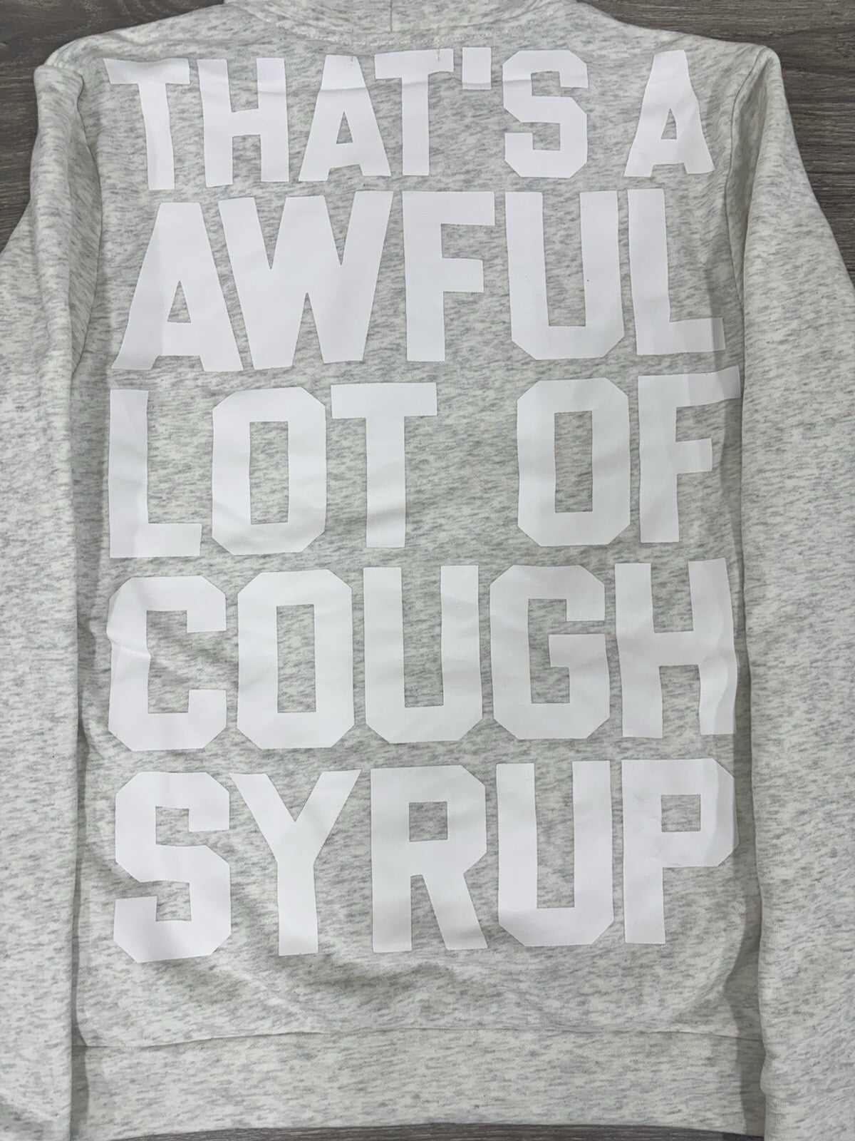 Size M -  Awful Lot Of Cough Syrup Zip Up ‘ Digital White ‘ | BRAND NEW!
