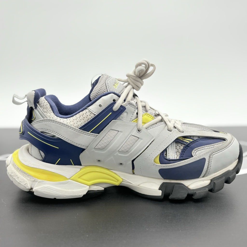 Size 41 (8 US) - Balenciaga Track ' Grey Navy Yellow ' | GREAT CONDITION!