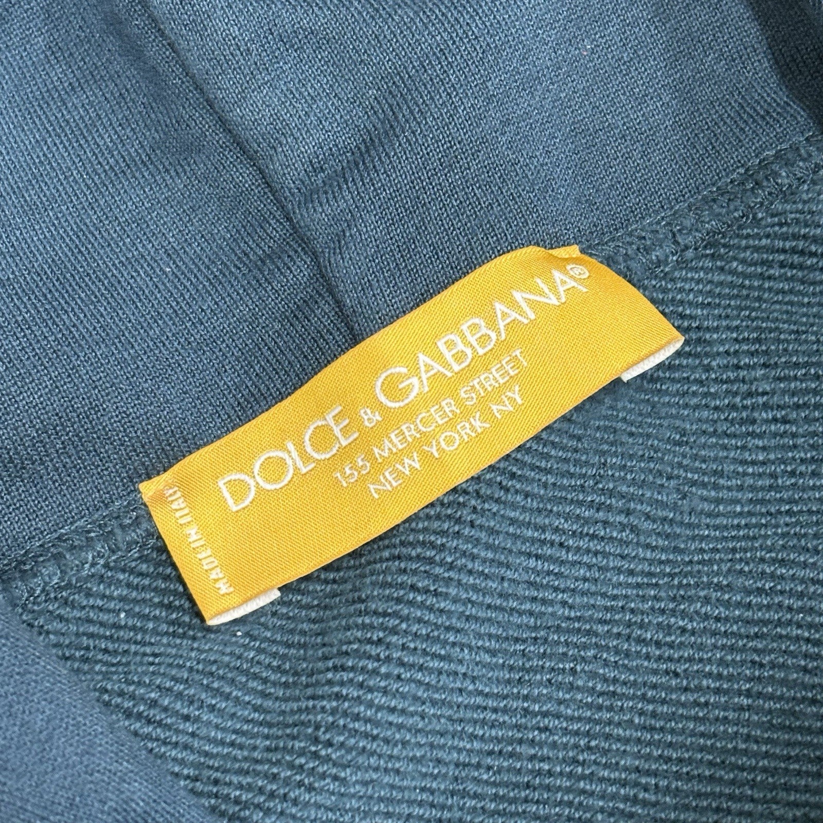 Size S - Dolce & Gabbana Crown Hoodie NY ' Blue ' | SUPER CLEAN!
