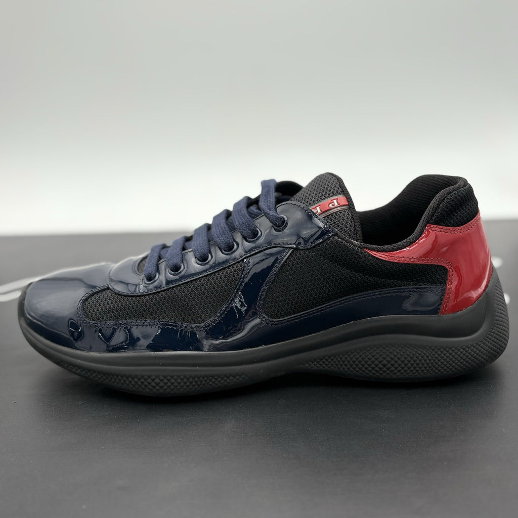 Size 9.5 UK (10.5 US) Prada Americas Cup ' Navy Red ' | GOOD CONDITION!