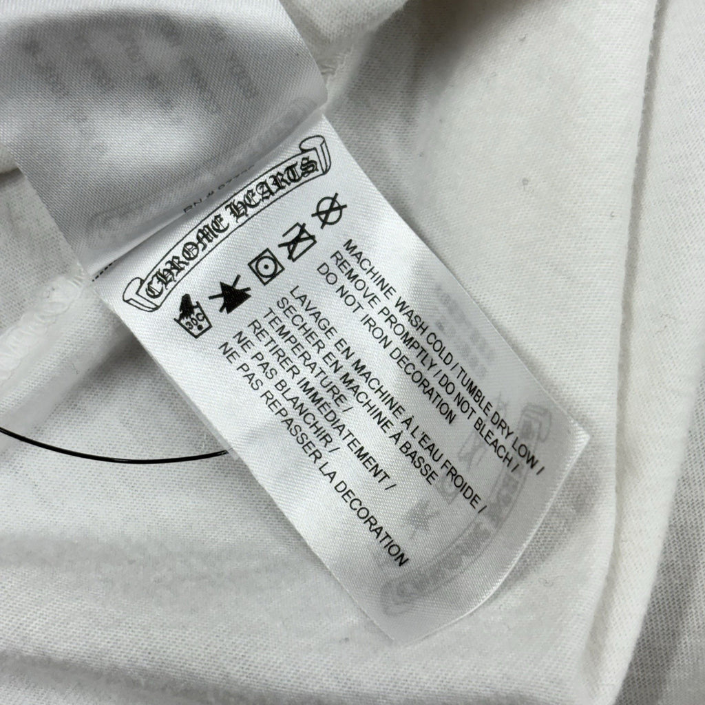Size XL - Chrome Hearts Collar Print T-Shirt ' White Purple ' | WORN 1-3x