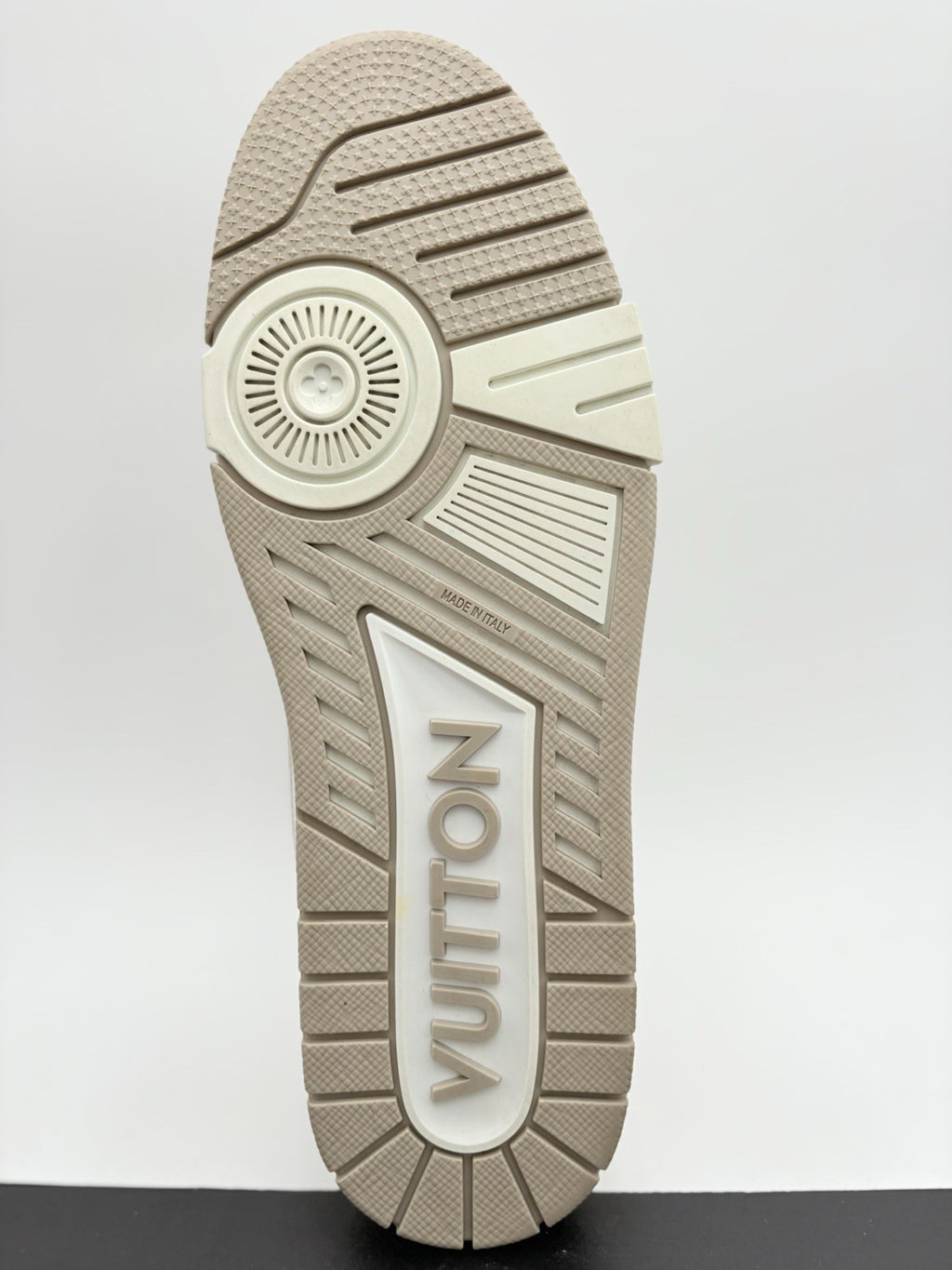 Size 11 LV (12-12.5 US) Louis Vuitton Trainer Strap ' Beige ' | SUPER CLEAN!