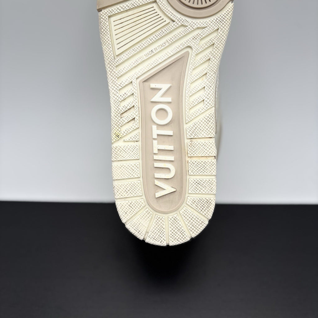Size 7.5 LV (8.5-9 US) - Louis Vuitton Skate ' Beige White ' | GREAT COND!