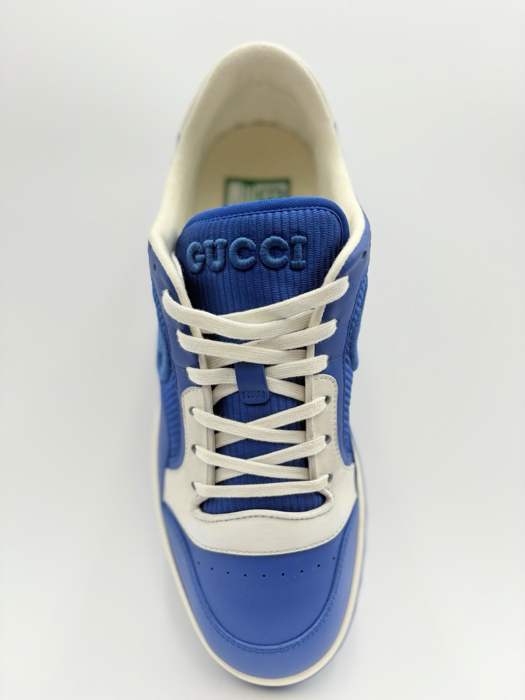 Size 9 G (9.5 US) Gucci MAC80 Sneaker  ' Blue White ' | EXCELLENT CONDITION!