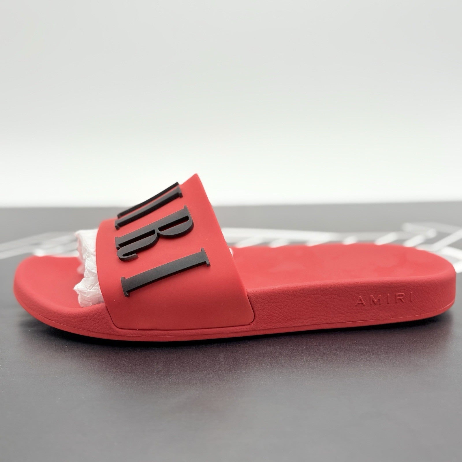 Size 45 - Amiri Logo Slides ' Red ' | BRAND NEW!