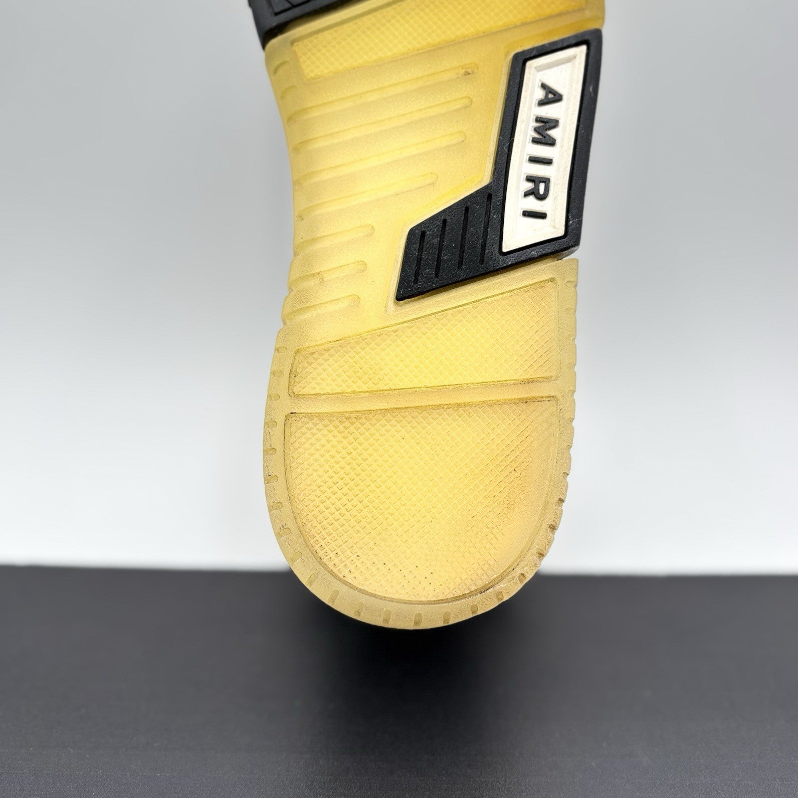 Size 43 (10US) - Amiri Stadium Low Top Sneakers ‘ White , Black ‘ | GOOD COND!