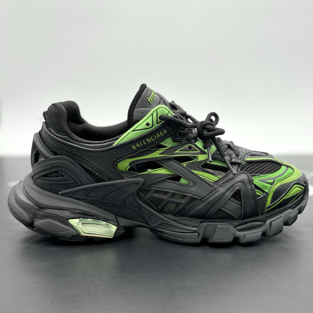 Size 41 (8 US) - Balenciaga Track 2 Trainer ' Black Green ' | GOOD CONDITION!