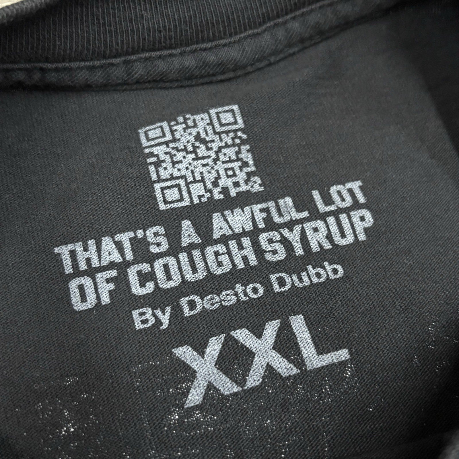 Size XXL - That’s A Awful Lot Of Cough Syrup X Persona T-Shirt ' Black ' | NEW!