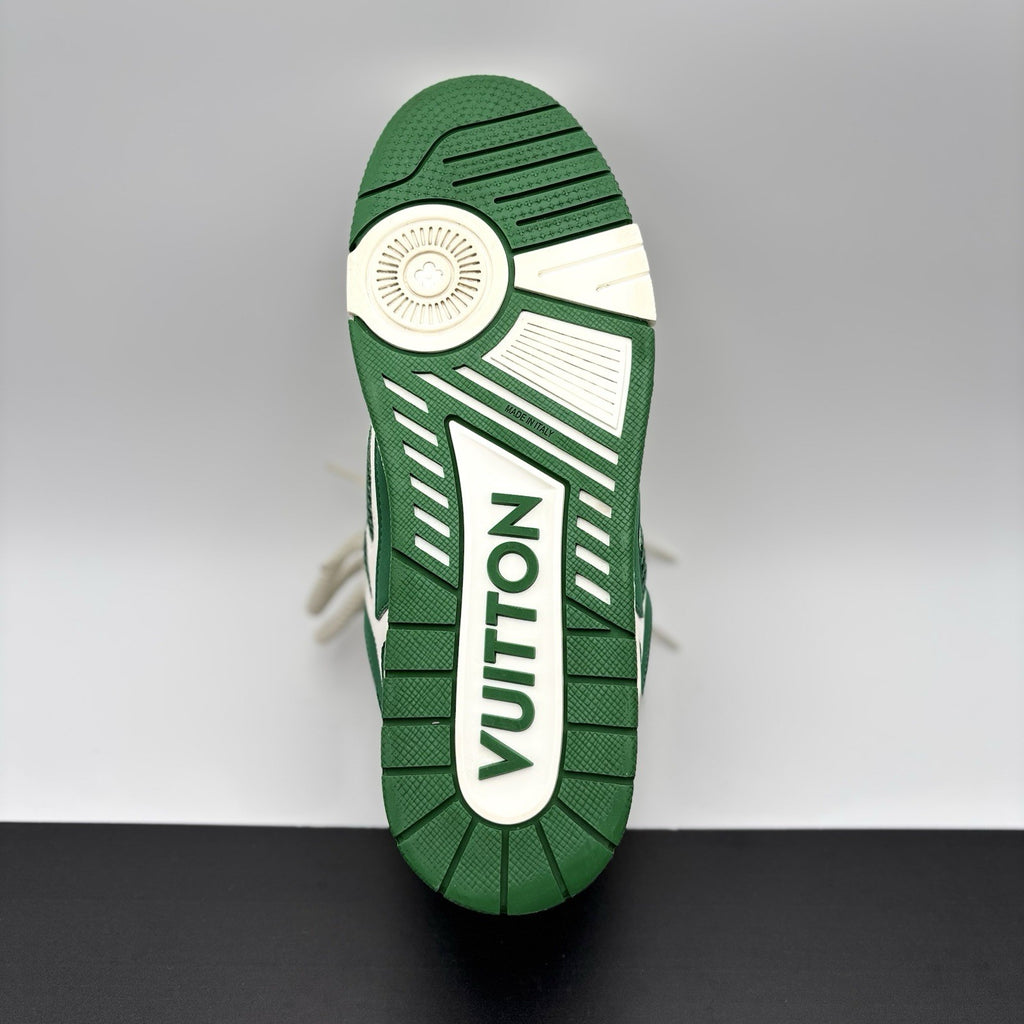 Size 9 LV (10-10.5 US) Louis Vuitton Skate ' Green, White ' | GREAT CONDITION!
