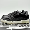 Size 7.5 LV (8.5-9 US) - Louis Vuitton Trainer ' Black Monogram ' | GREAT COND!