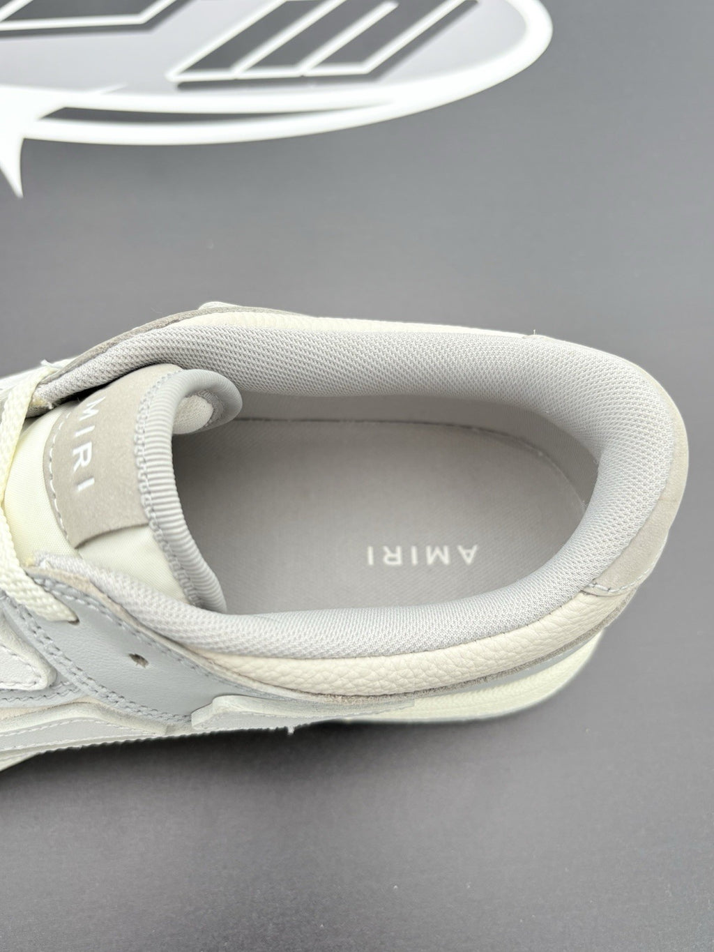 Size 45 (12 US) Amiri Skel Low Top Sneakers ' Grey ' | SUPER CLEAN!