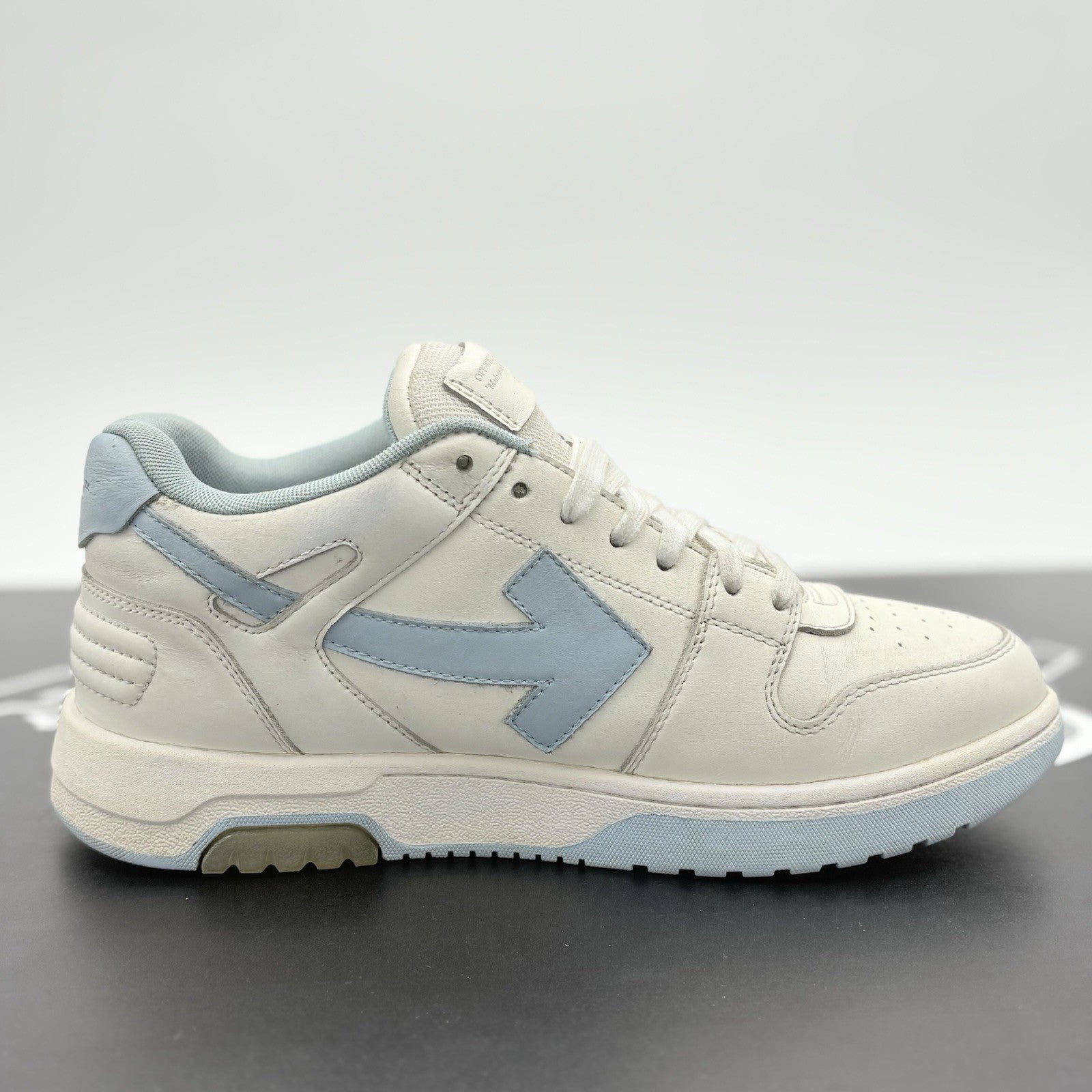 Size 41 (8 US) Off-White Out of Office ' White Light Blue ' | GOOD CONDITION!