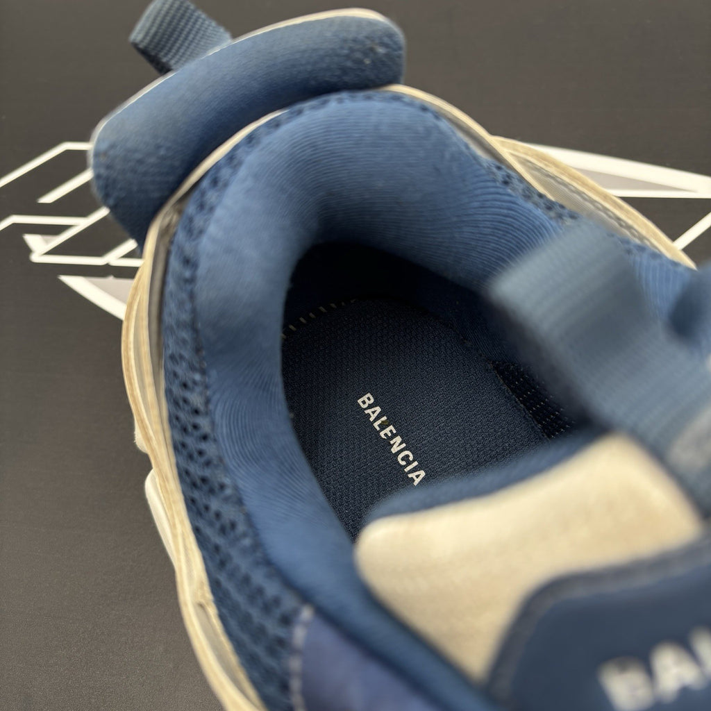 Size 44 (11 US) - Balenciaga Track ' White, Navy ' | GOOD CONDITION!