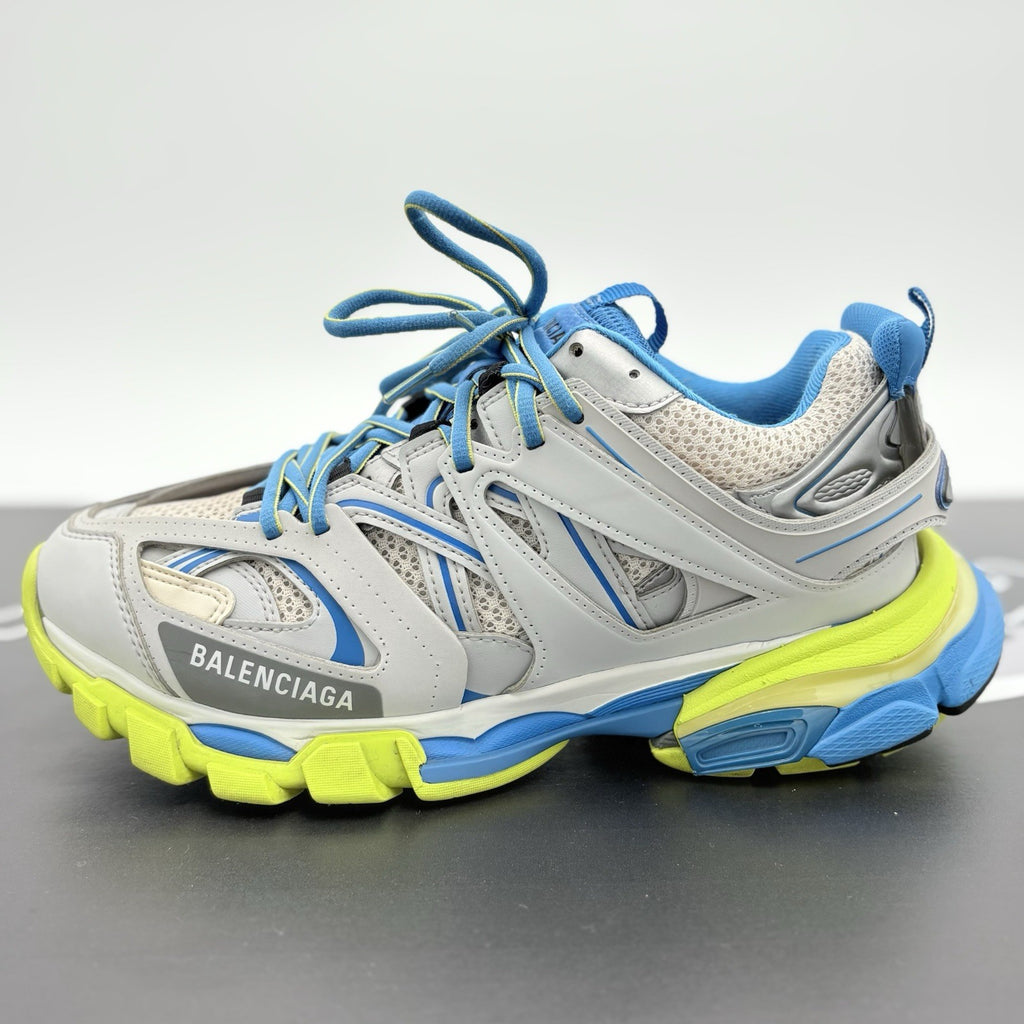 Size 40 (7 US) - Balenciaga Track Sneaker ' Grey Blue ' | SUPER CLEAN!