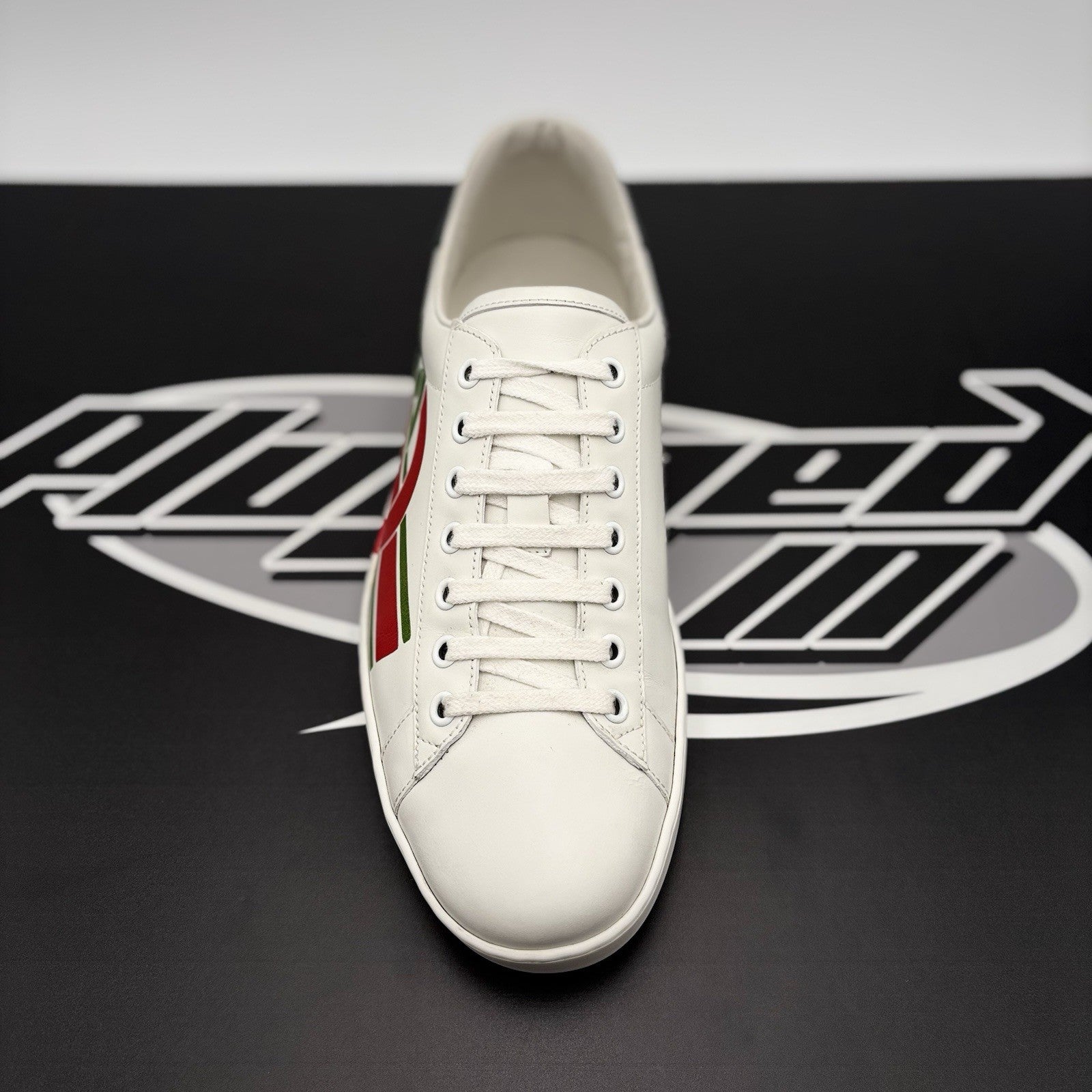 Size 7 G (7.5 US) - Gucci Ace ' Interlocking G ' | SUPER CLEAN!